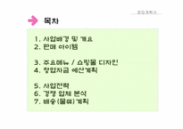 [사업계획서]디자인 전문 쇼핑몰 창업계획서-2