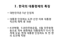 [인간과정치] 한국 대통령제의 문제점과 해결방안-3