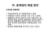 [인간과정치] 한국 대통령제의 문제점과 해결방안-7