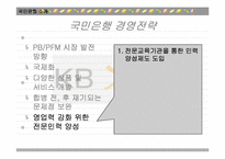 국민은행의 방카쉬랑스(Bancassurance) 마케팅 전략 분석-8