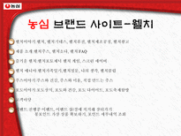 전자상거래 과제물 농심 웹사이트 분석-20