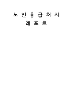 [생활과학]노 인 응 급 처 지-1