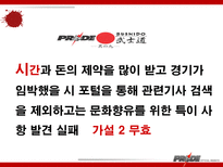 이종격투기(PRIDE)에 대한 소비자 마케팅 전략 분석-18