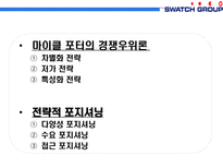 스와치 그룹의 제품라인 전략-16