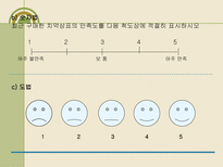 척도법(다항목 척도법,단일항목 척도법,비교척도법, 쌍대비교법, 순위법, 스타펠척도법 등)-10