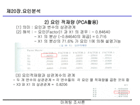 요인분석(R-type, Q-type , 요인분석 방법의 절차 등)-14