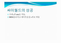 [마케팅커뮤니케이션] 싸이월드의 해외진출 사례-3