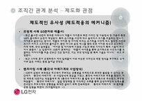 [조직관리] LG전자의 조직간 관계-8