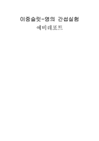 [공학] 영의 간섭실험-1