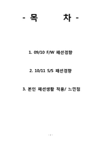 09/10 F/W 10/11 S/S 패션경향-2