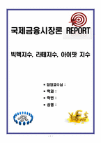 [국제금융시장론 REPORT] 빅맥지수, 라떼지수, 아이팟 지수-1