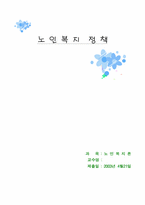 [노인복지정책] 노인정책-1