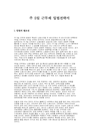 [입법전략서] 주5일근무제 입법전략서-2