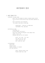 대만영화의 변천-1