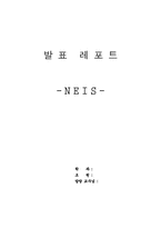 [교육문제] neis 네이스의 문제점 및 대처방안-1