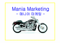 [마케팅]매니아 마케팅 사례발표-1