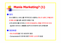 [마케팅]매니아 마케팅 사례발표-5