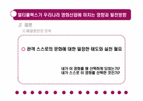 멀티플렉스가 우리나라 영화 산업에 미치는 영향과 발전 방향-16