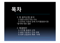 음반판매 시장의 불황현황과 음악산업의 활성화 방안-2