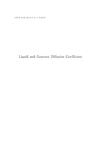 [물질전달] Liquid and Gaseous Diffusion Coefficient-13