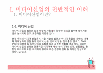미디어산업의 전반적인 이해와, 뉴미디어 산업론-4