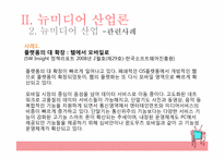 미디어산업의 전반적인 이해와, 뉴미디어 산업론-17