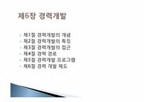 [인적자원개발론] 제 6장 경력 개발-2