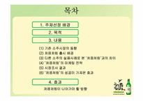 [마케팅] `처음처럼`의 마케팅 전략-1