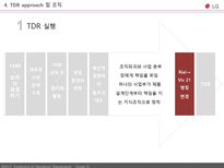 [생산운영관리] LG전자 원가전략 혁신전략 TDR-11