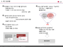 [생산운영관리] LG전자 원가전략 혁신전략 TDR-20