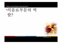 호텔경영의 식음료관리-5