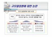 [조직구조론] 조직규모-5