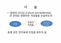 [문화와리더십] 문화가 리더십에 미치는 영향-3