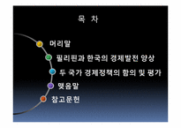 [정치발전] 필리핀과 한국의 경제개혁이 갖는 함의 -1970년대 마르코스와 박정희의 경제정책을 중심-2