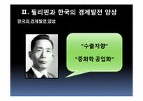 [정치발전] 필리핀과 한국의 경제개혁이 갖는 함의 -1970년대 마르코스와 박정희의 경제정책을 중심-10