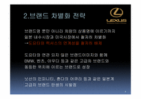 렉서스(LEXUS) STP 사례연구-6