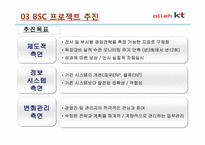 [원가회계] KT BSC 도입 사례-10
