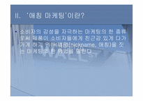 애칭 마케팅 레포트-4