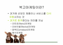 복고마케팅 레포트-3