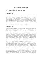 청소년복지의 전망과 과제A+-1