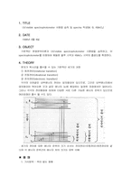 [분석화학실험보고서]UV visible spectrophotometer-1