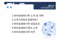 [기업윤리] 아모레퍼시픽의 고객 가치 창조 경영-2
