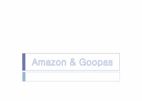 [인터넷마케팅] Amazon(아마존) & Goopas(구파스)-2