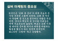 [호텔관광] 실버마케팅-5