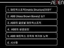 [조직구조론] ABB사 의 글로벌 매트릭스조직구조-2