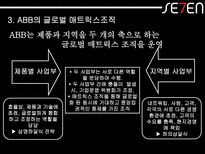 [조직구조론] ABB사 의 글로벌 매트릭스조직구조-10