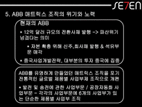 [조직구조론] ABB사 의 글로벌 매트릭스조직구조-18