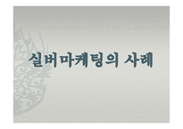 [호텔관광] 실버 마케팅-11
