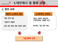 금호타이어 경영 성과 향상을 위한 컨설팅-19