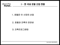 [건설산업론] 호텔산업 HOTEL산업의 구조와 미래-3